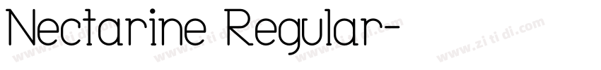 Nectarine Regular字体转换
